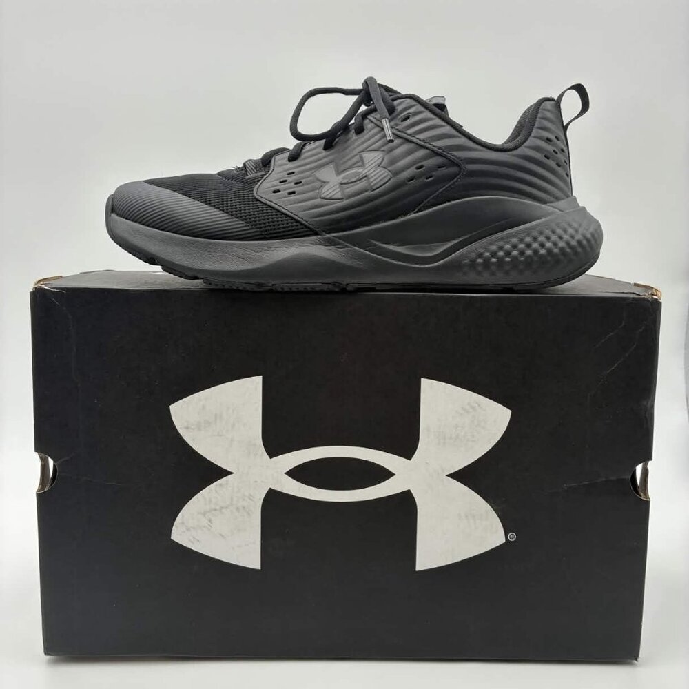 Under Armour Charged Commit TR 4 Black Training Shoes Mens 12 3026017-005